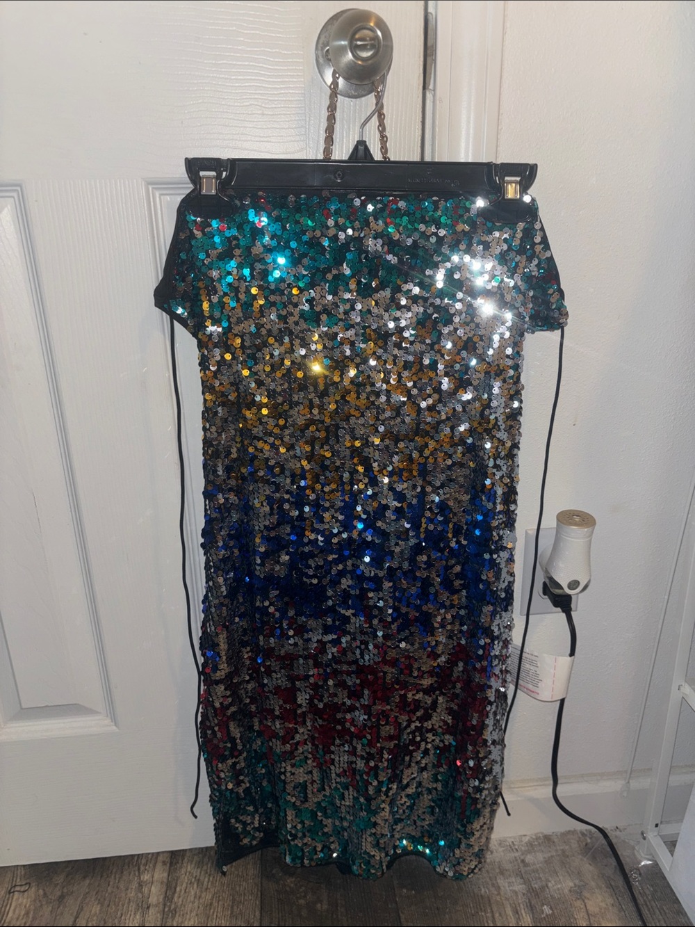 Sparkle Ombre Sequin Maxi Dress - Multicolor
